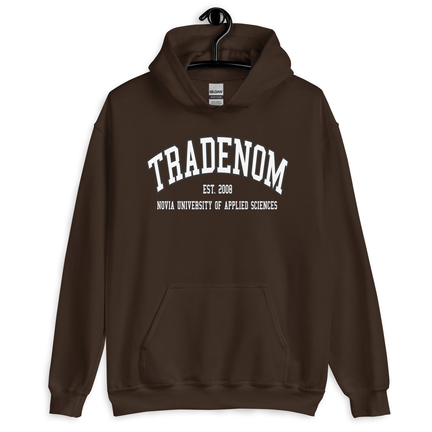 Tradenom Hoodie Vitt Tryck