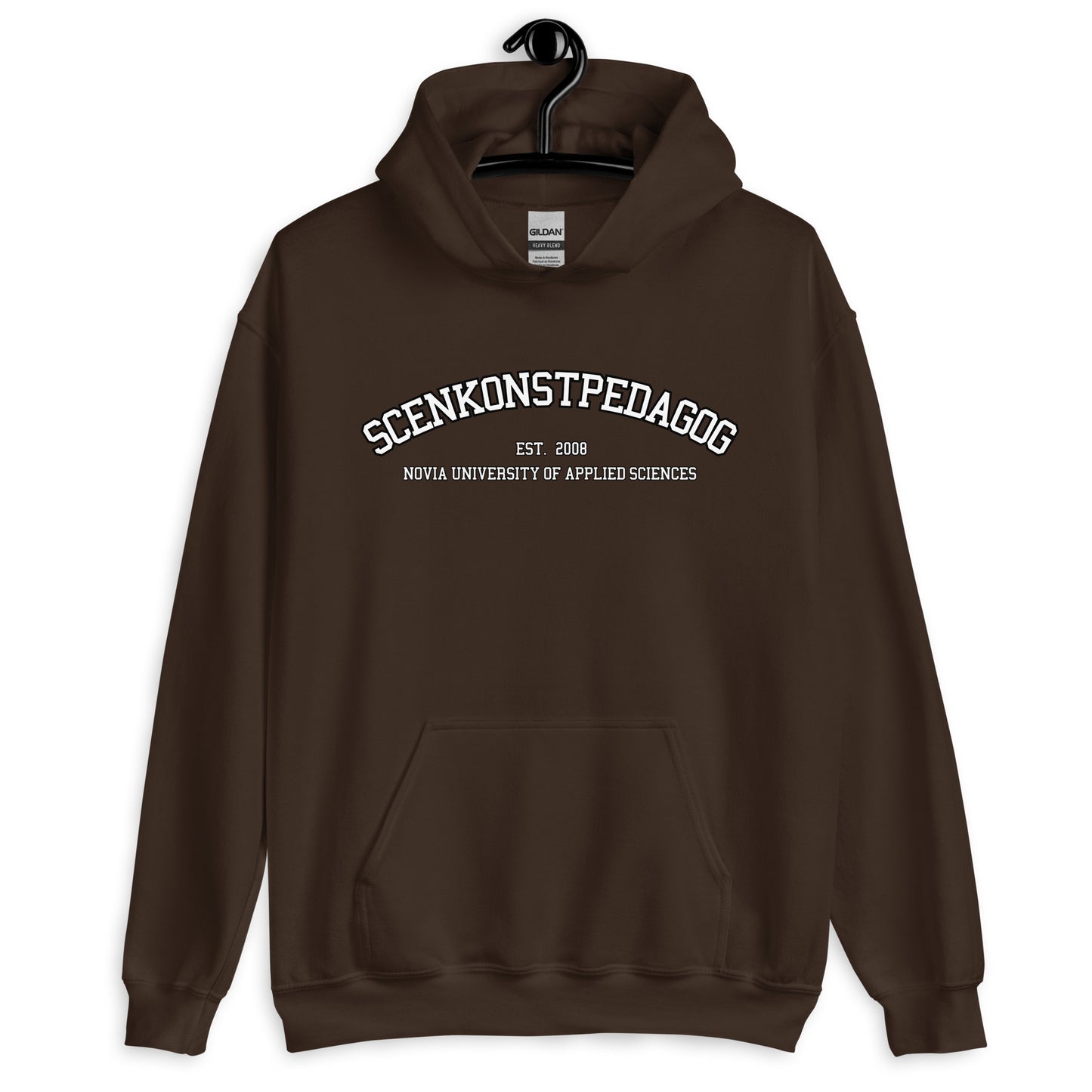 Scenkonstpedagog Hoodie Vitt Tryck