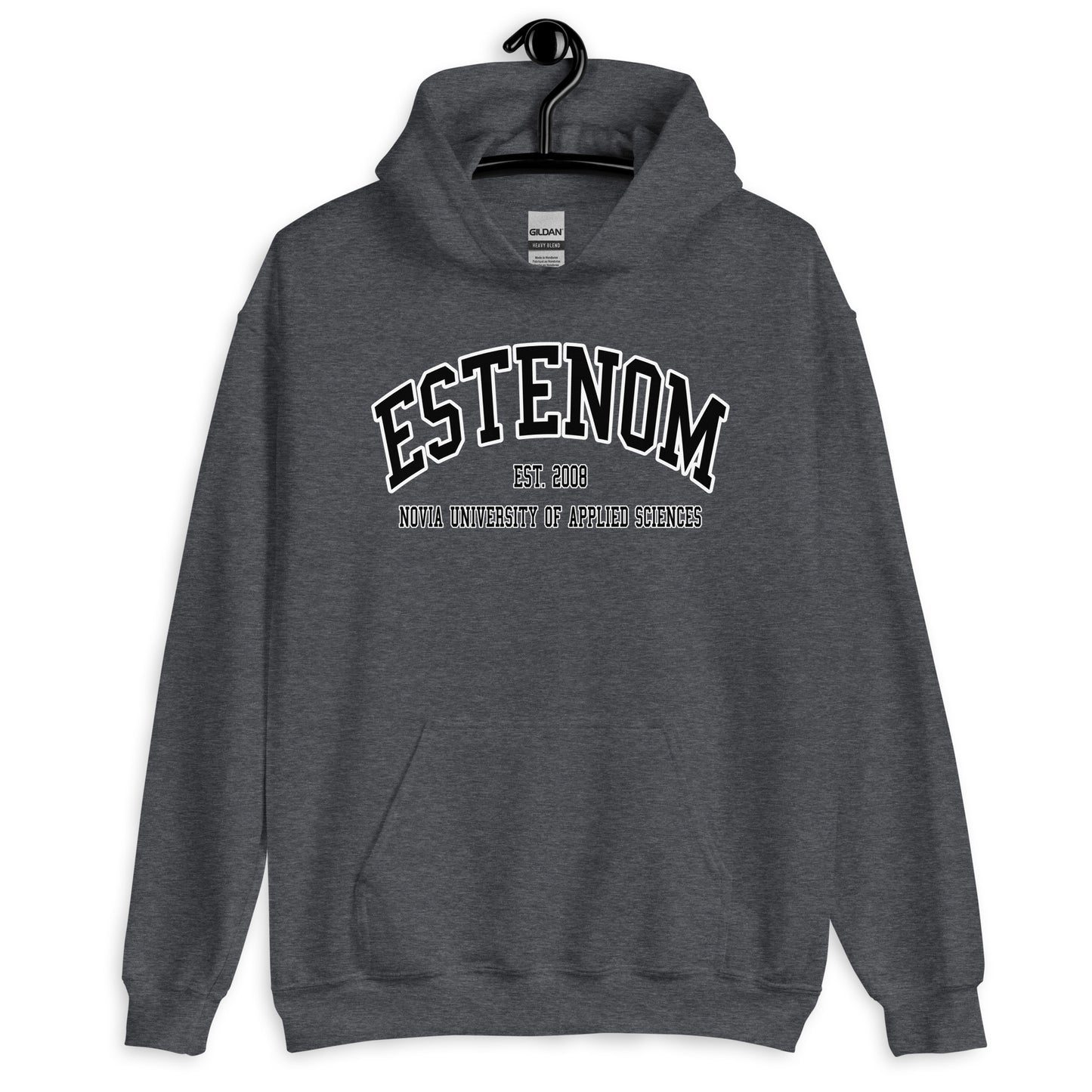 Estenom Hoodie Svart Tryck