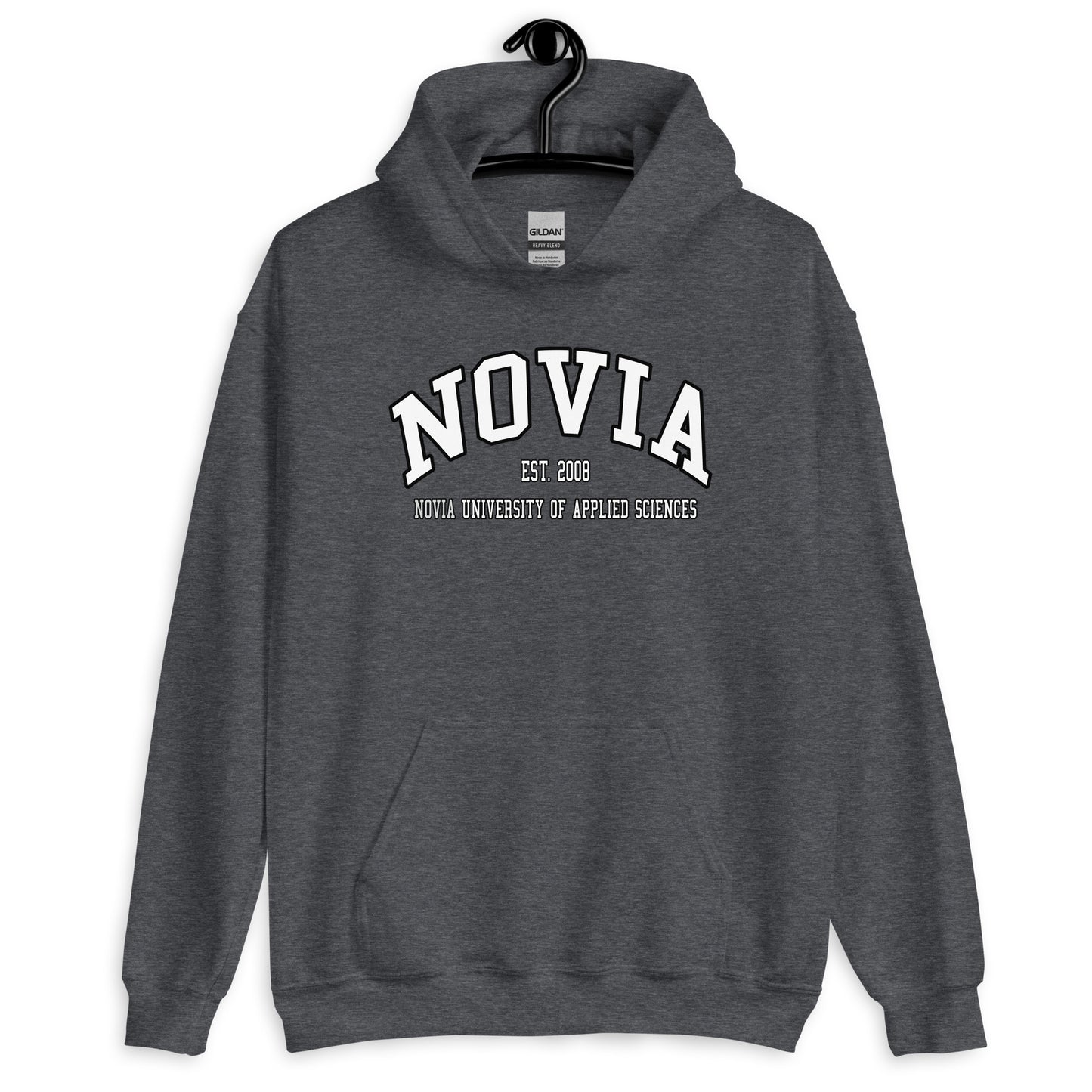 Novia Hoodie Vitt Tryck