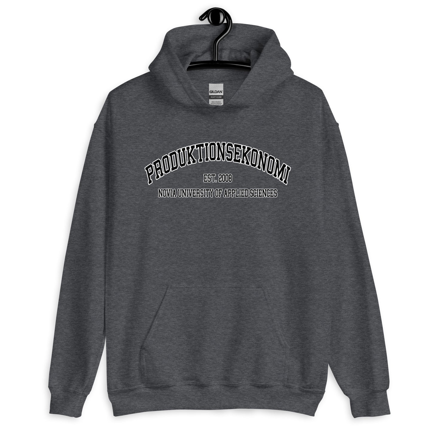 Produktionsekonomi Hoodie Svart Tryck