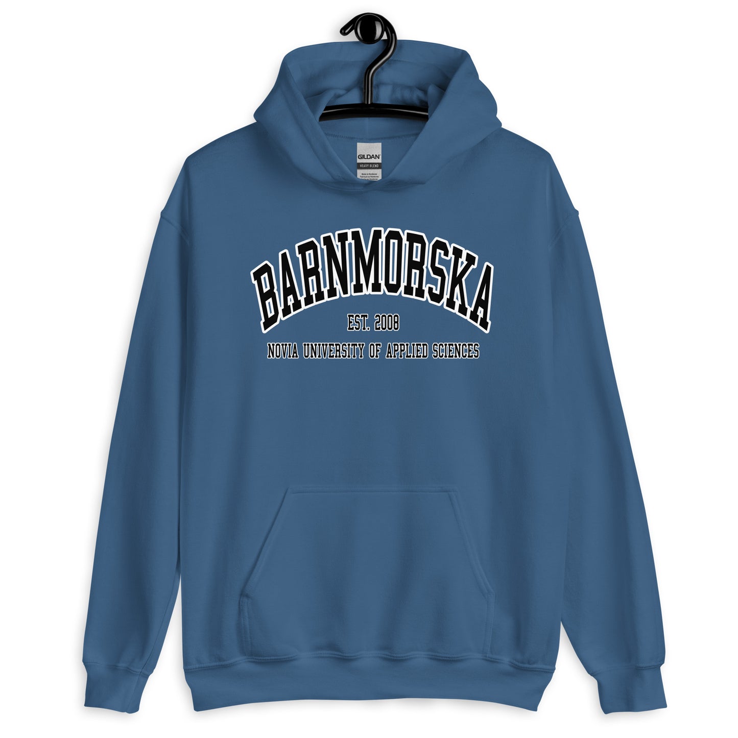 Barnmorska Hoodie Svart Tryck