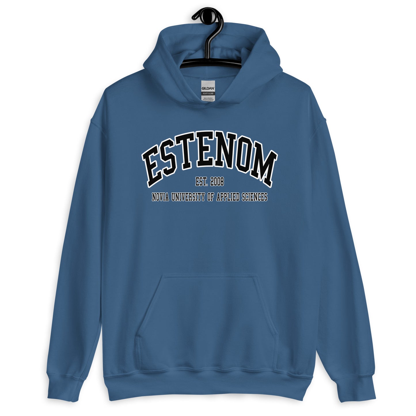 Estenom Hoodie Svart Tryck