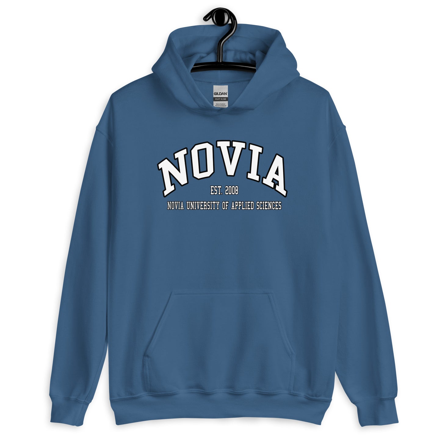 Novia Hoodie Vitt Tryck