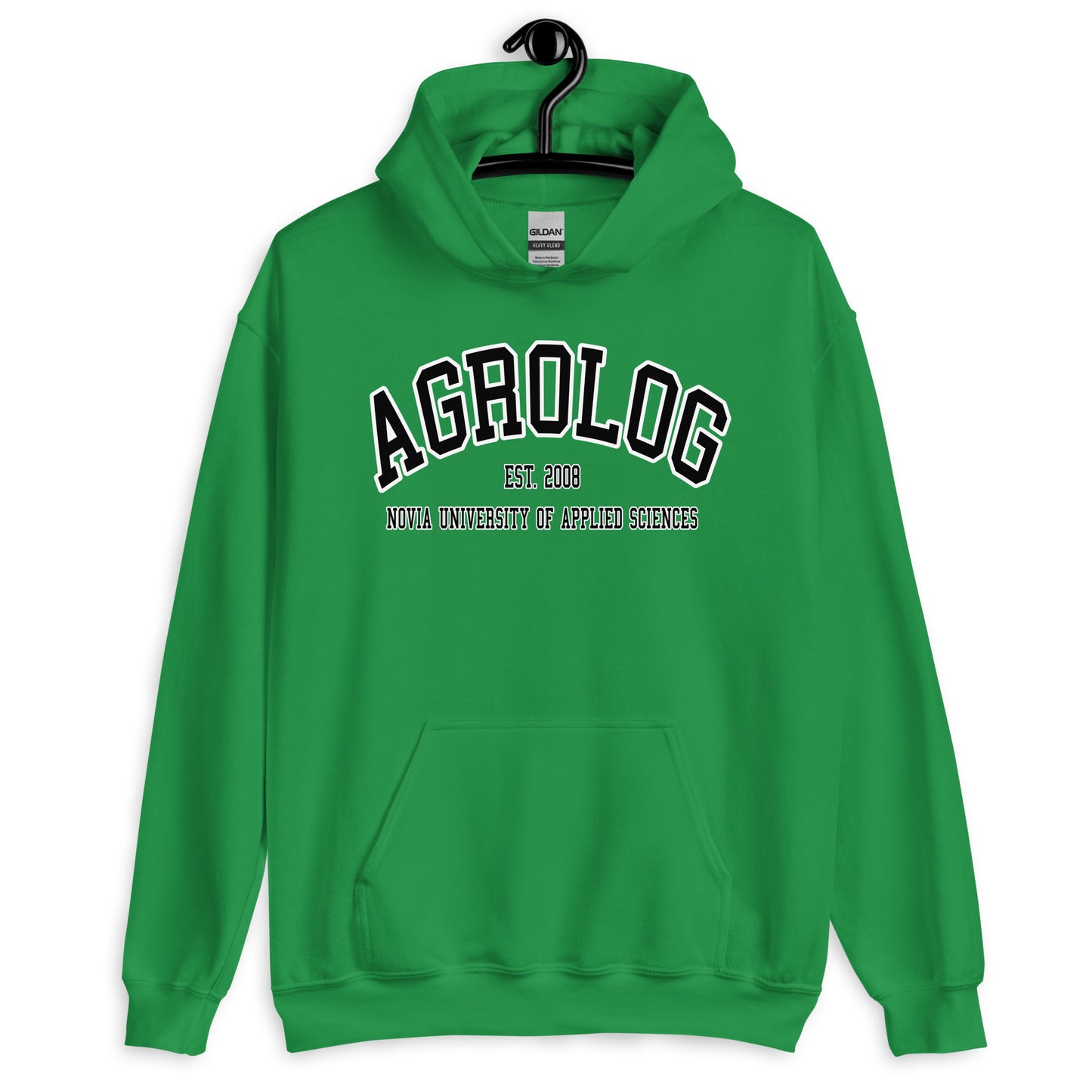 Agrolog Hoodie Svart Tryck