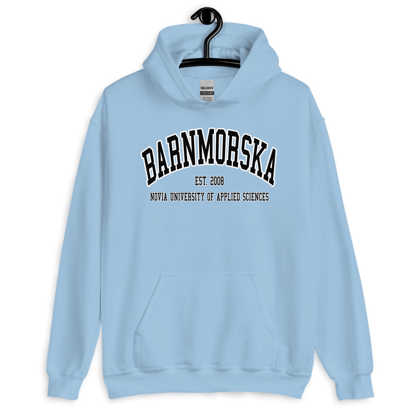 Barnmorska Hoodie Svart Tryck