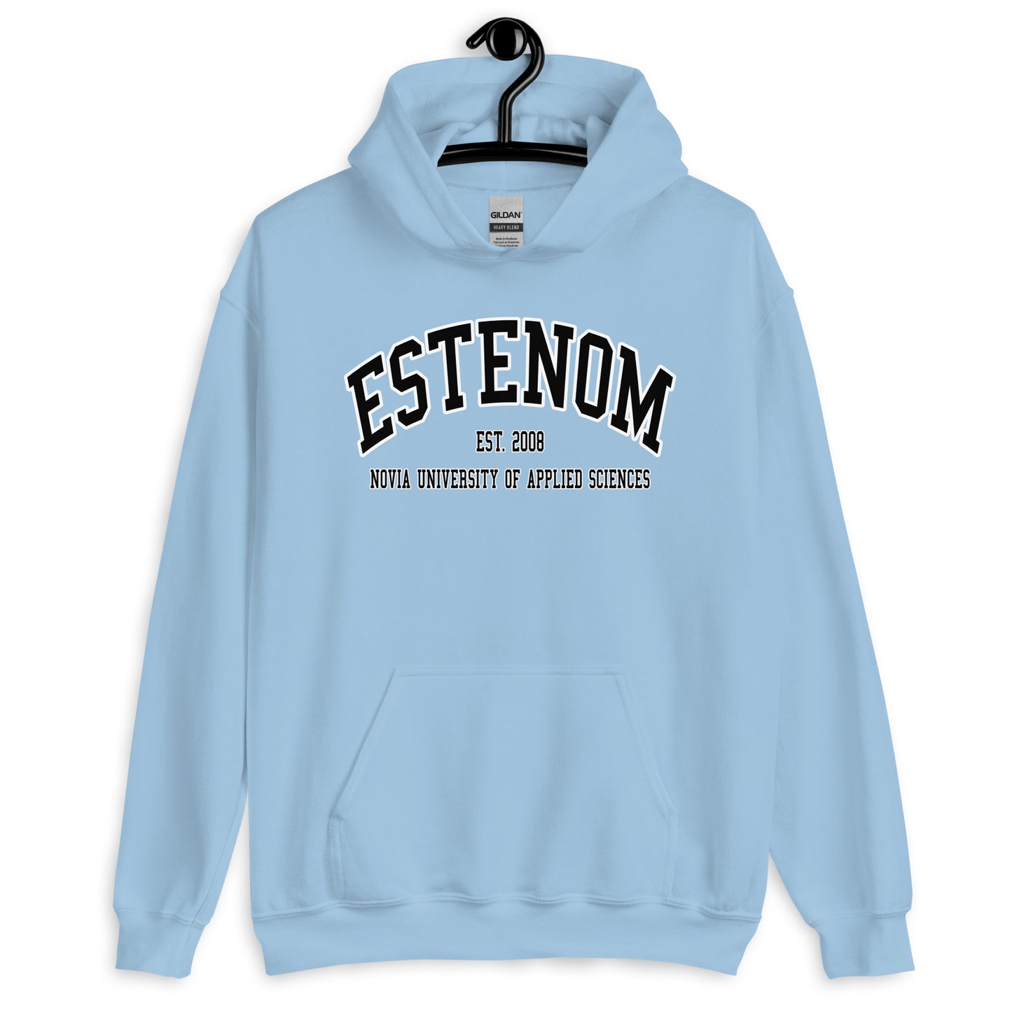 Estenom Hoodie Svart Tryck