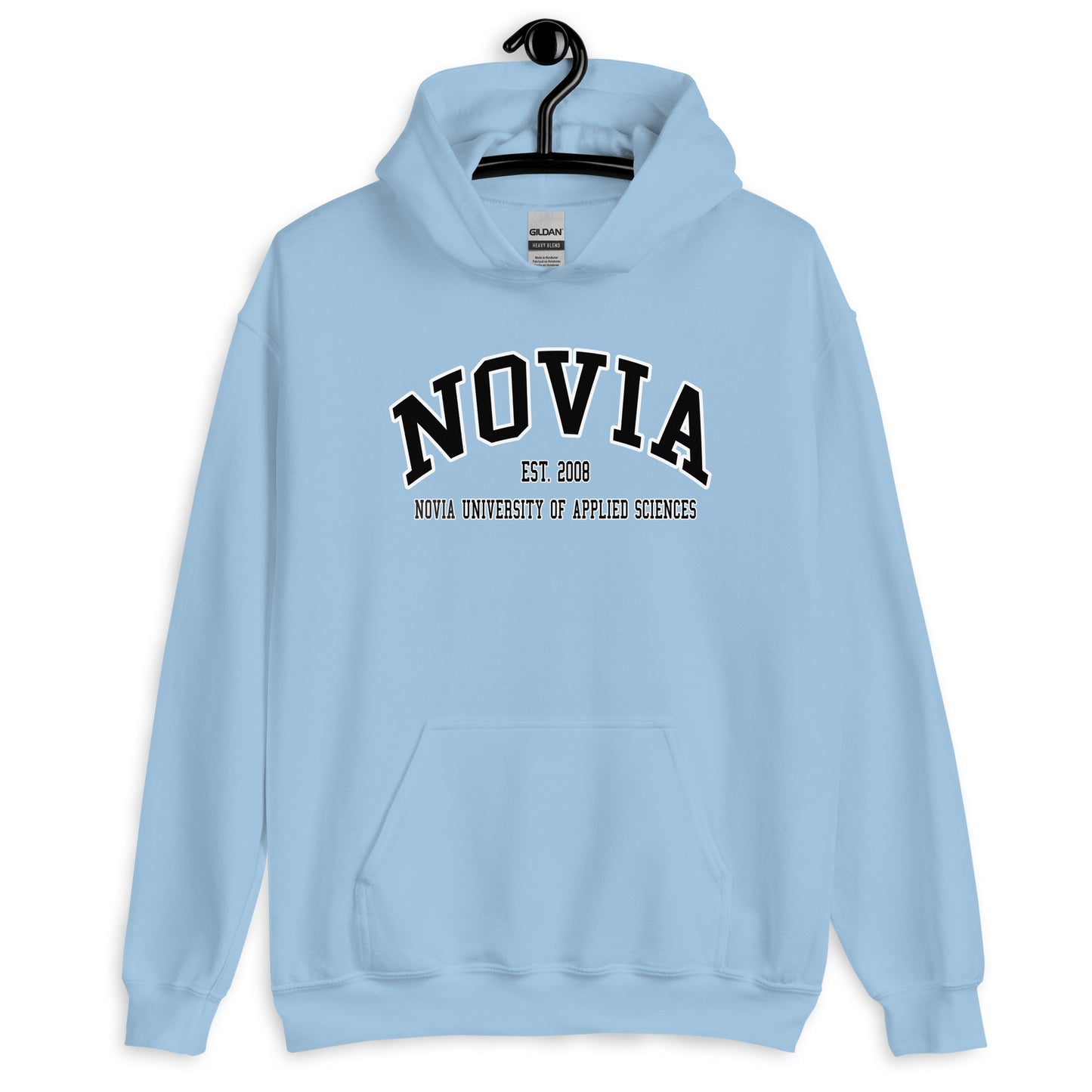 Novia Hoodie Svart Tryck