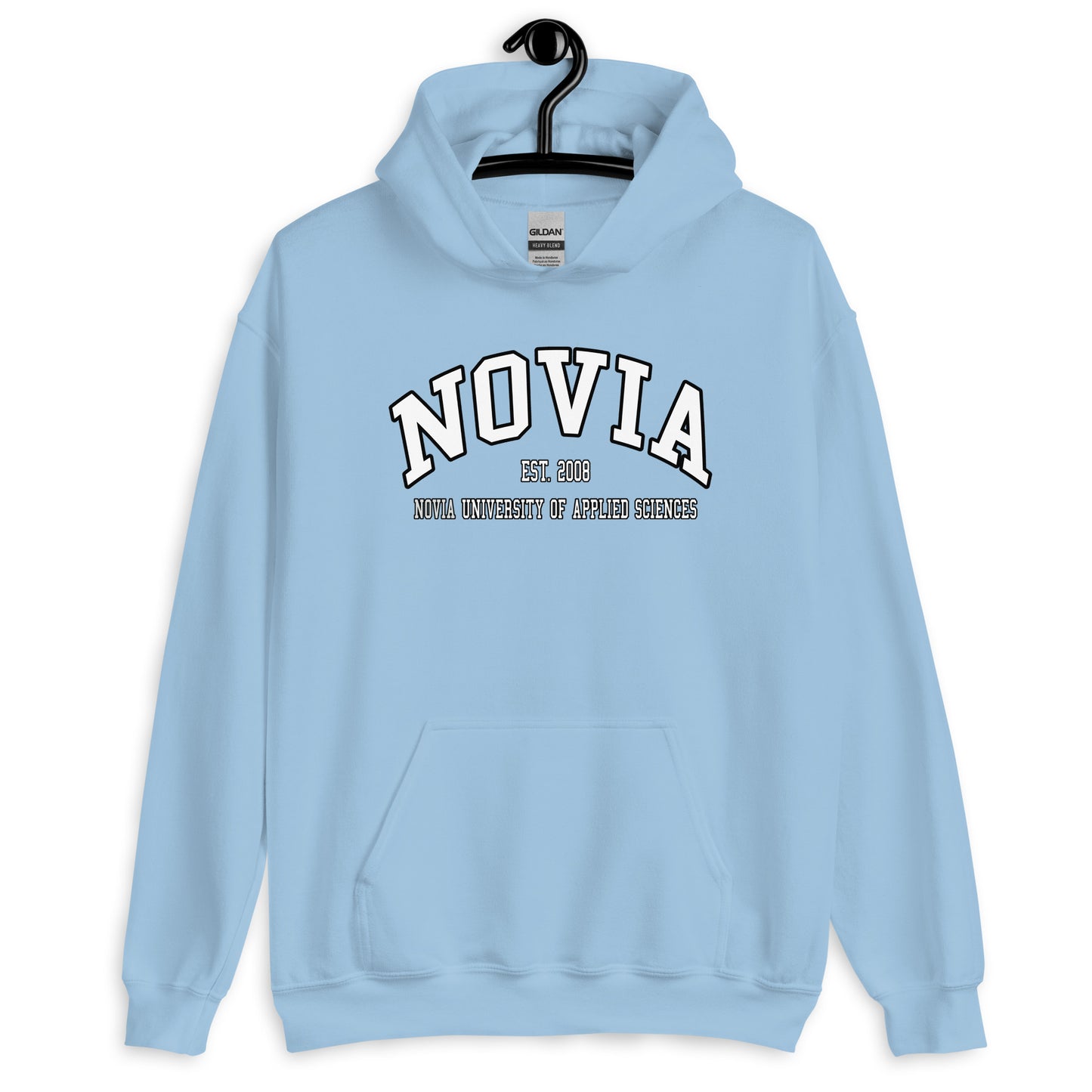 Novia Hoodie Vitt Tryck