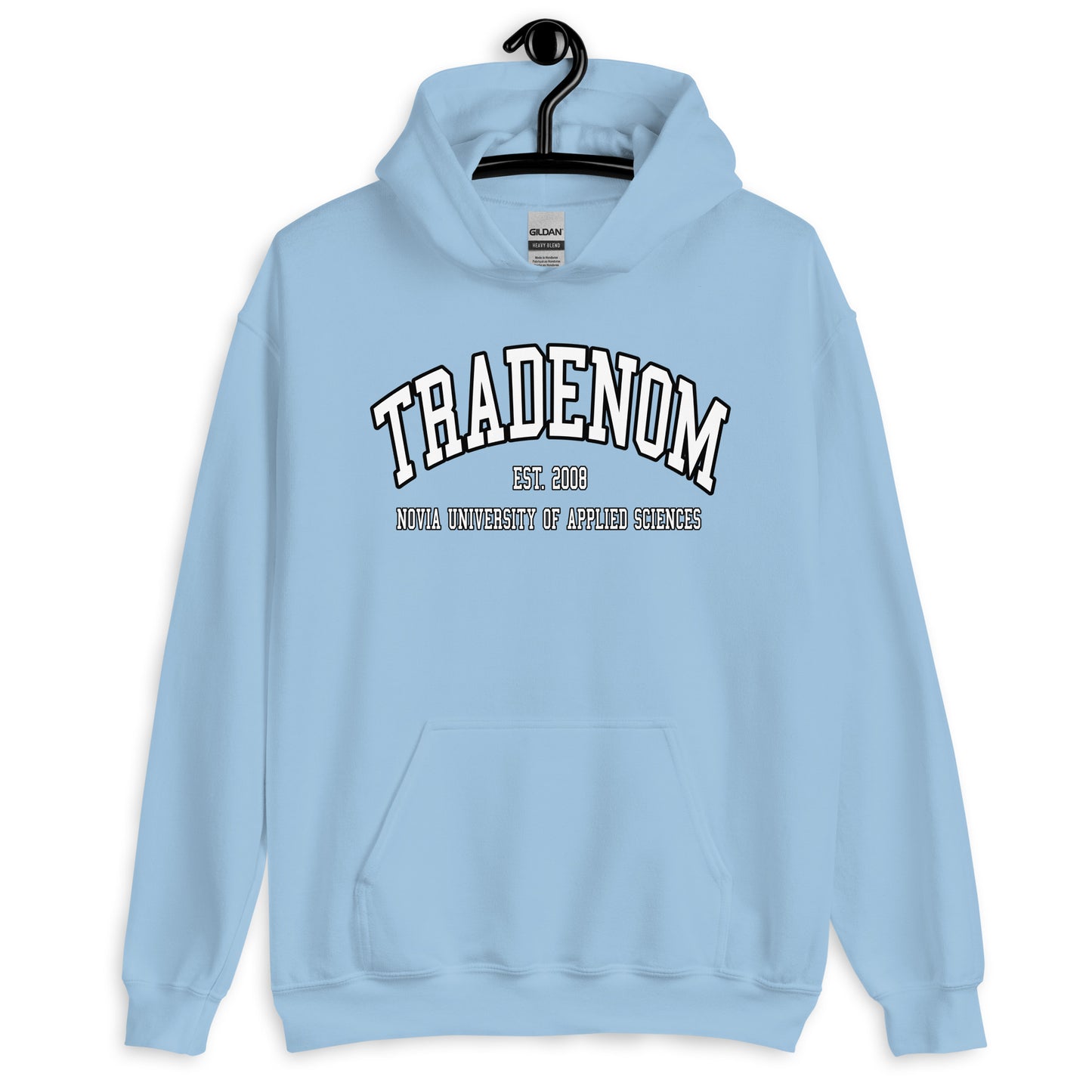 Tradenom Hoodie Vitt Tryck