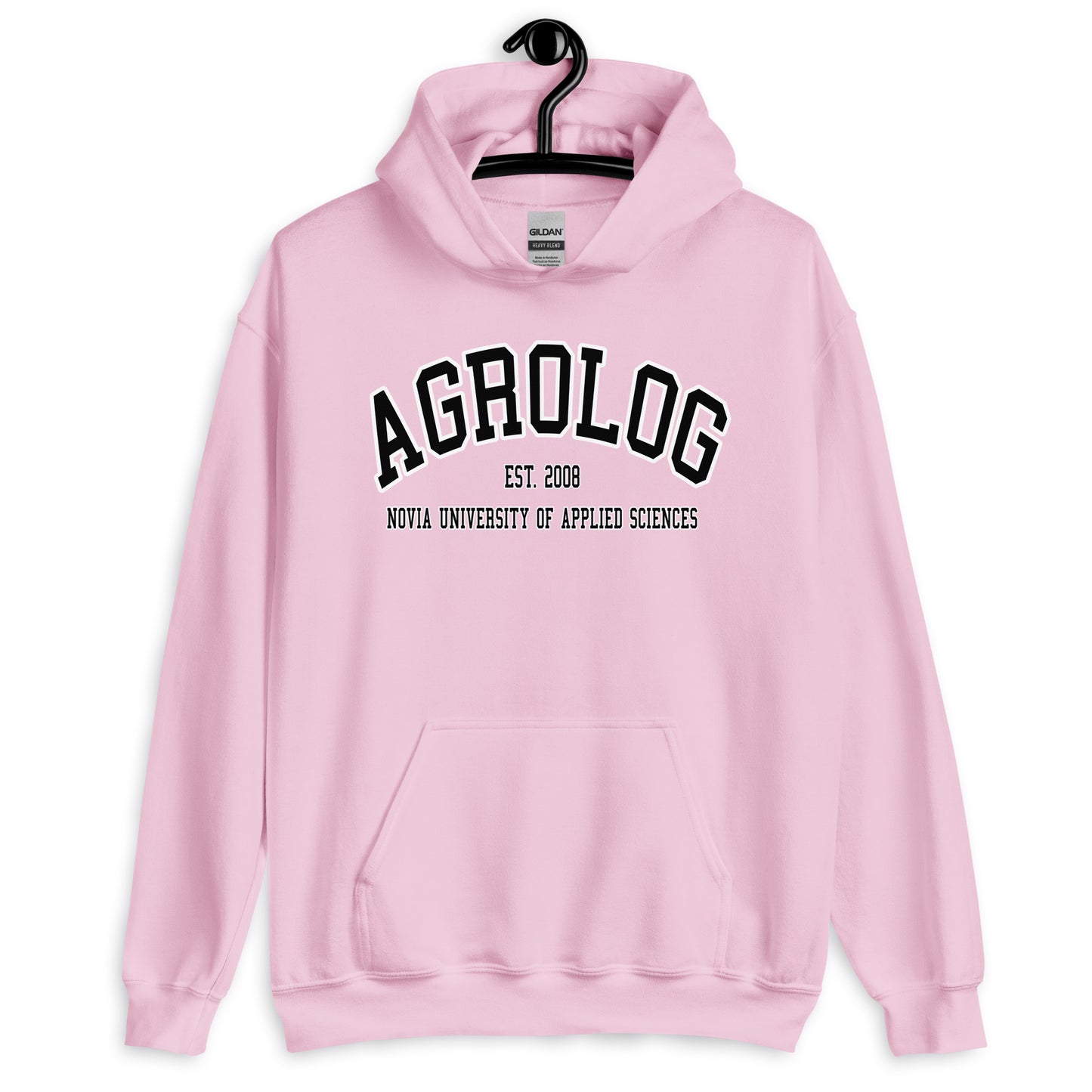 Agrolog Hoodie Svart Tryck