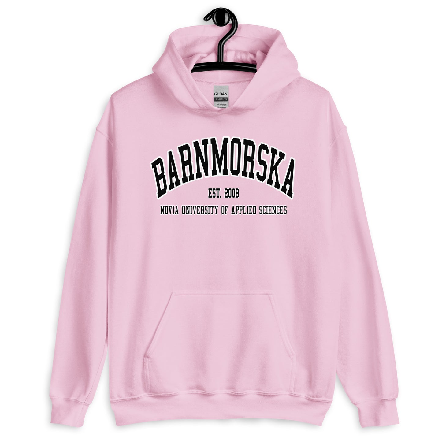 Barnmorska Hoodie Svart Tryck