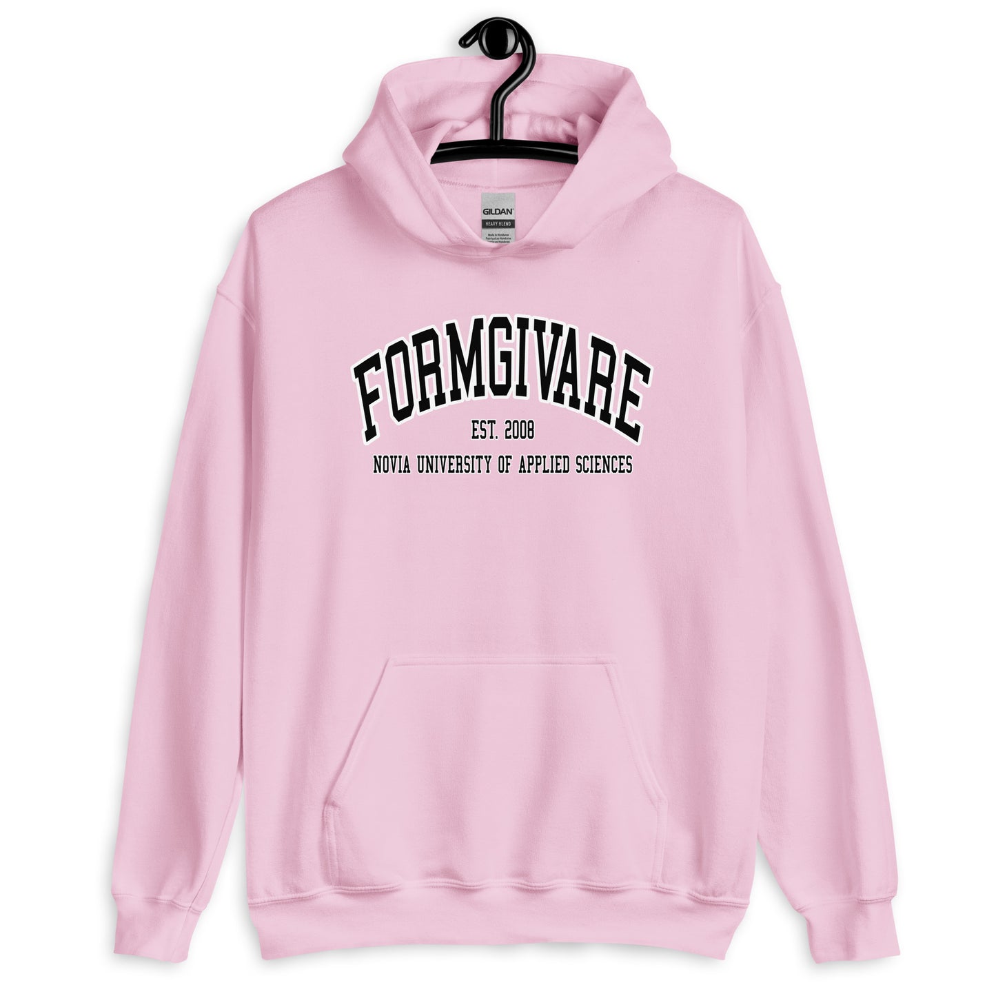 Formgivare Hoodie Svart Tryck