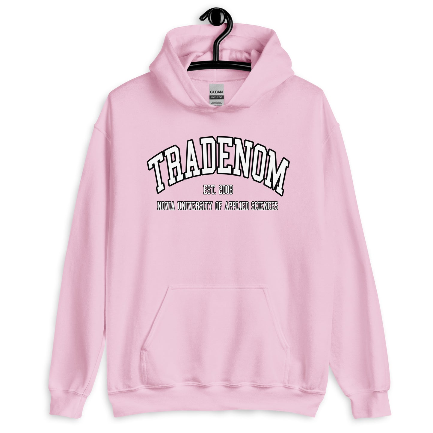 Tradenom Hoodie Vitt Tryck