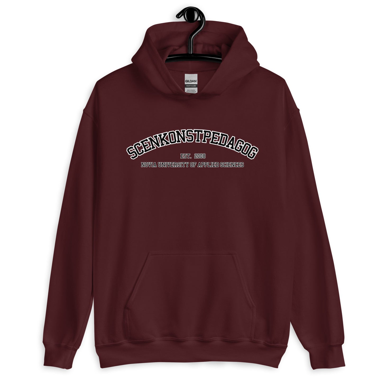 Scenkonstpedagog Hoodie Svart Tryck