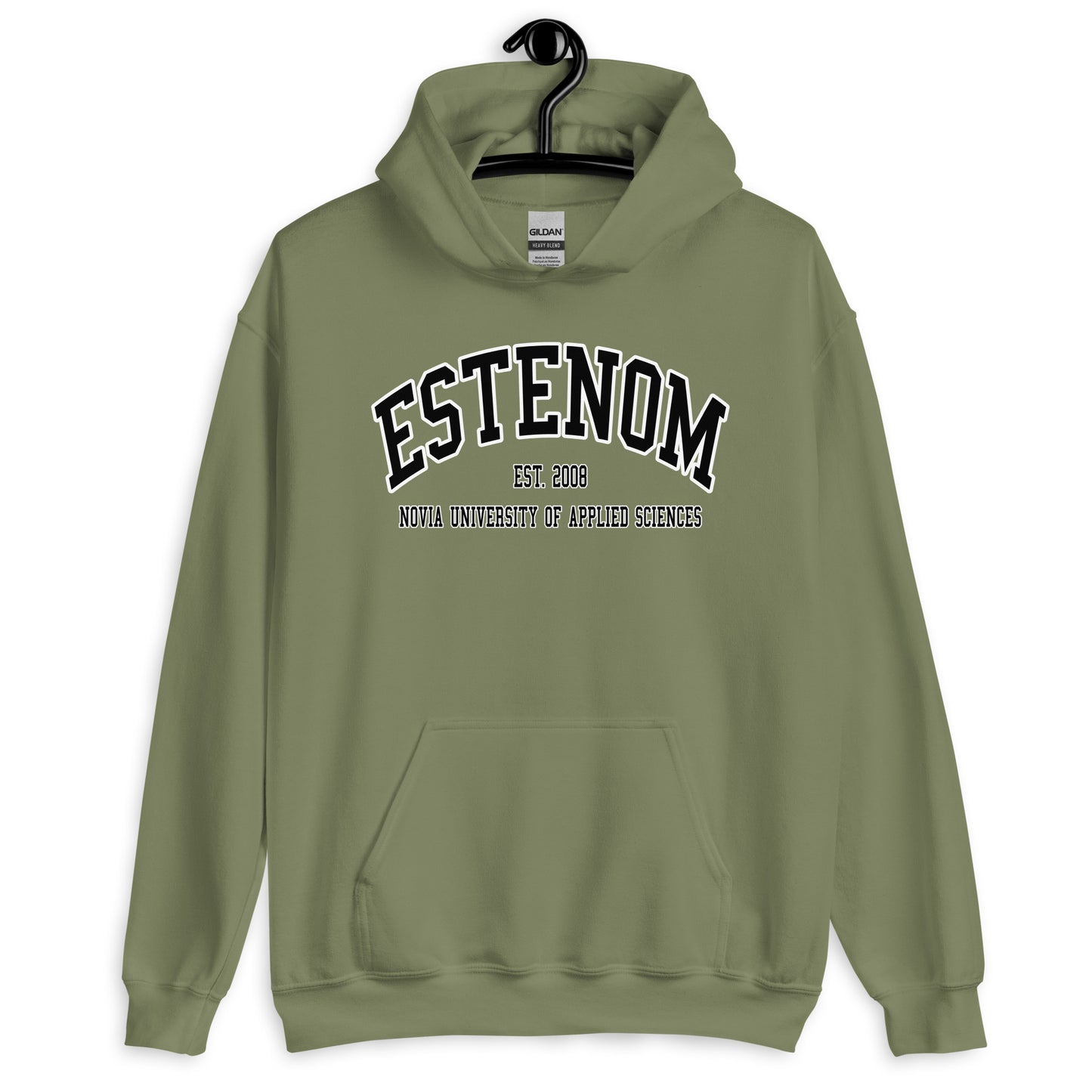 Estenom Hoodie Svart Tryck