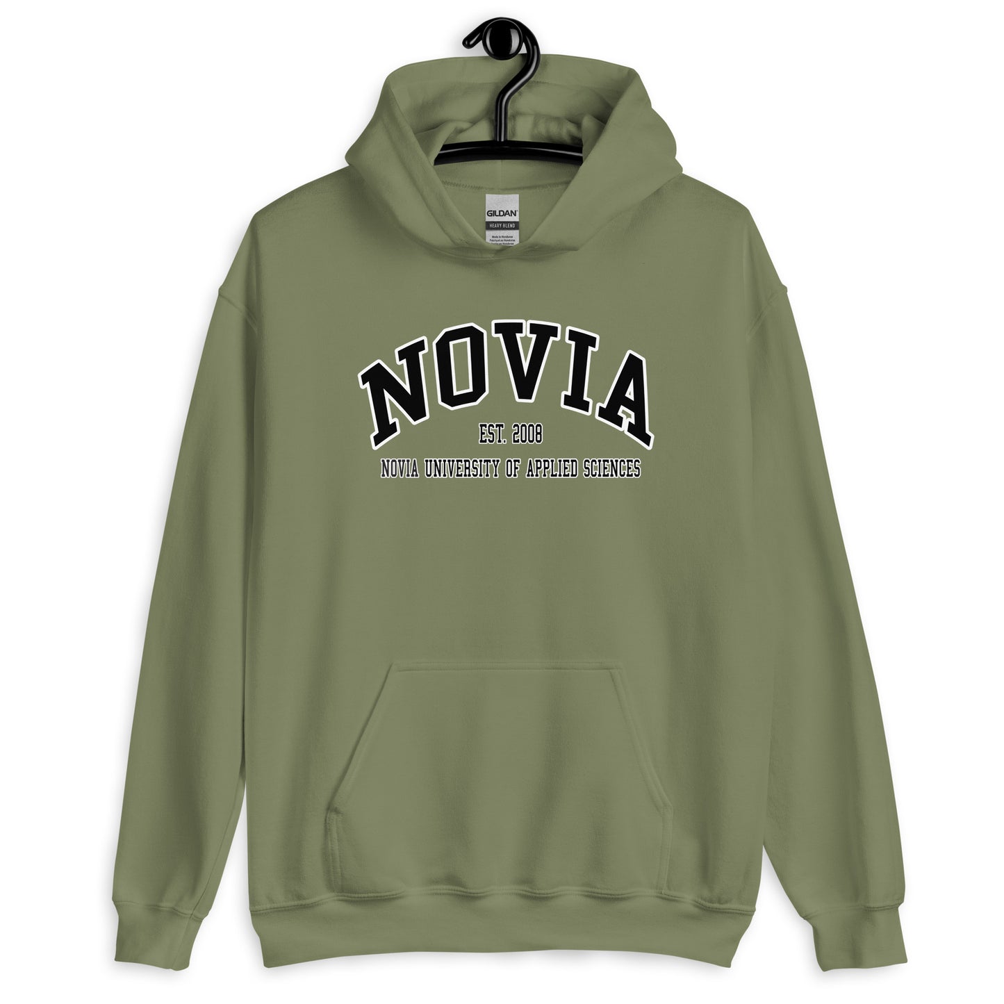 Novia Hoodie Svart Tryck