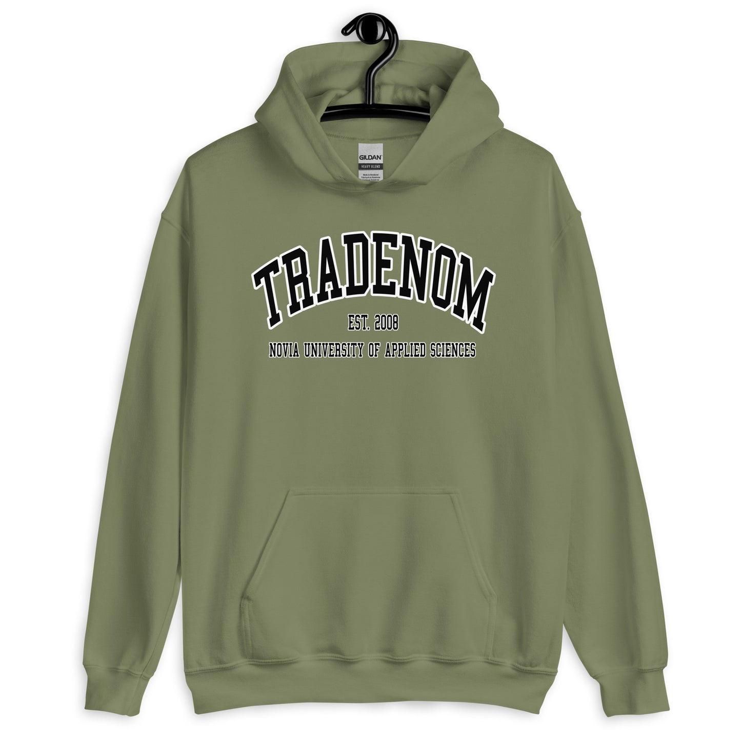 Tradenom Hoodie Svart Tryck