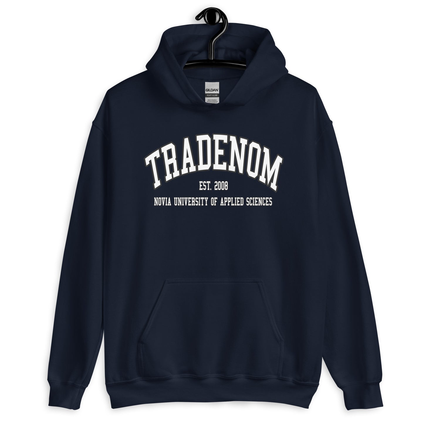 Tradenom Hoodie Vitt Tryck