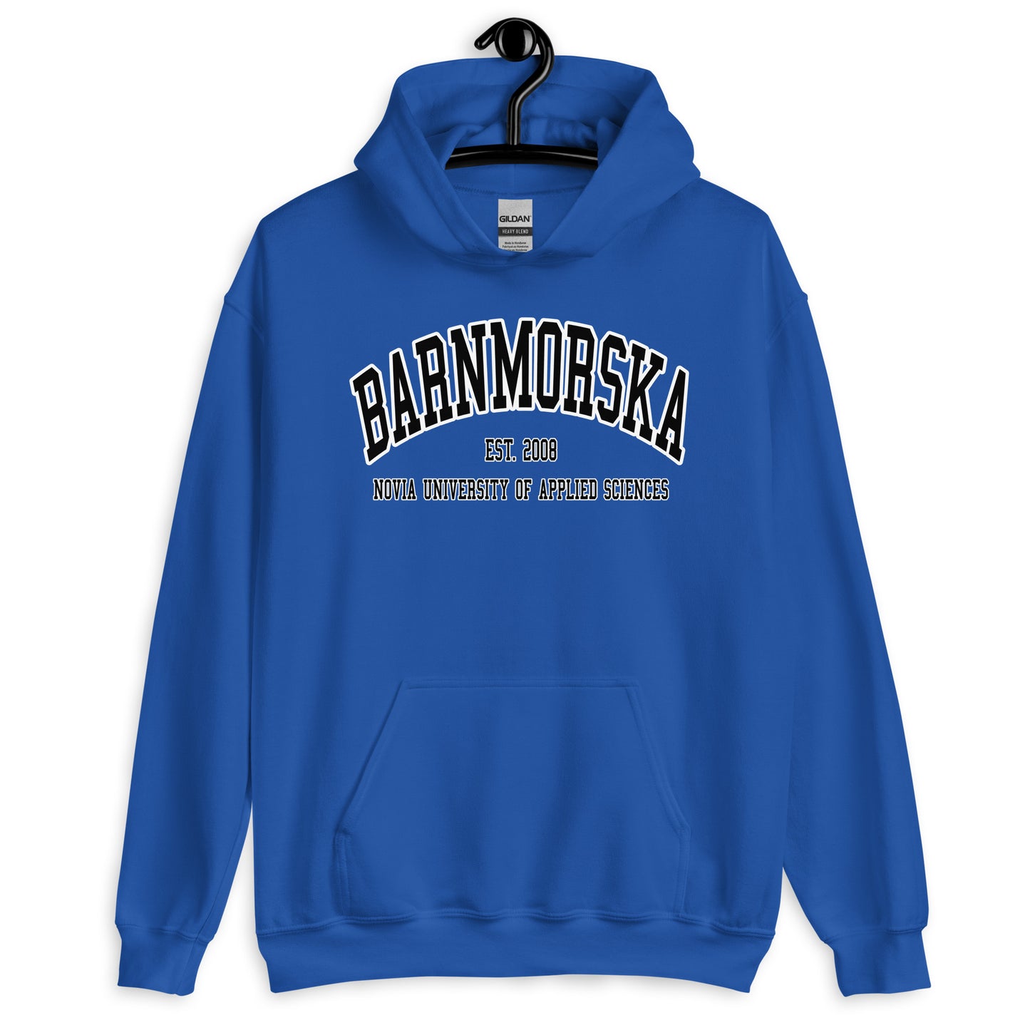 Barnmorska Hoodie Svart Tryck