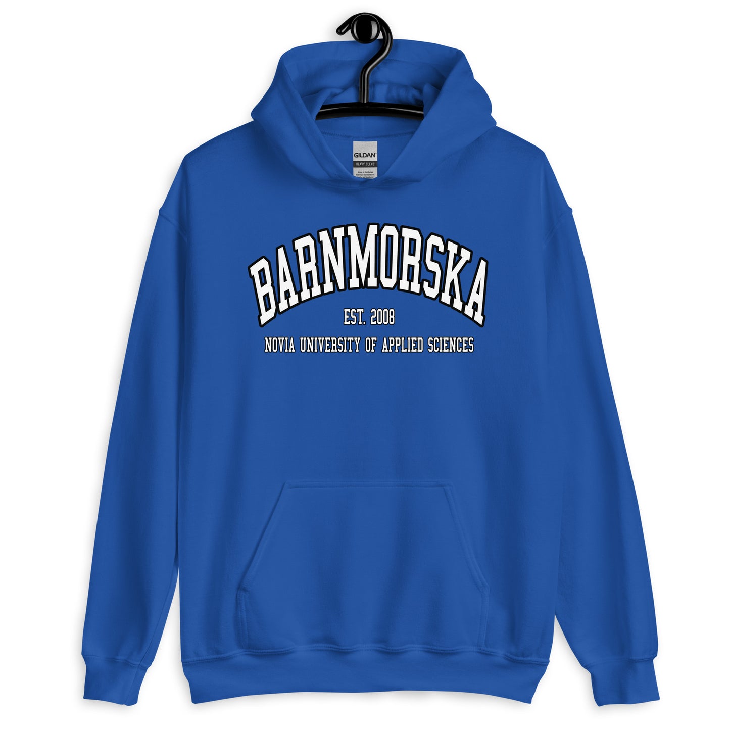 Barnmorska Hoodie Vitt Tryck