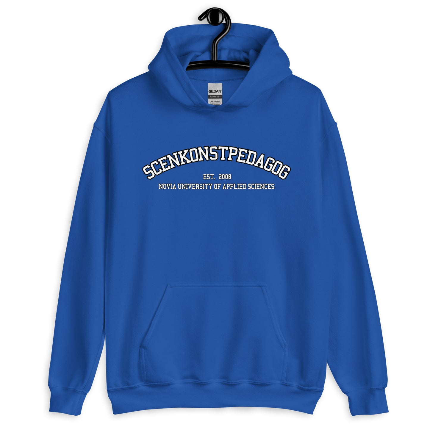 Scenkonstpedagog Hoodie Vitt Tryck