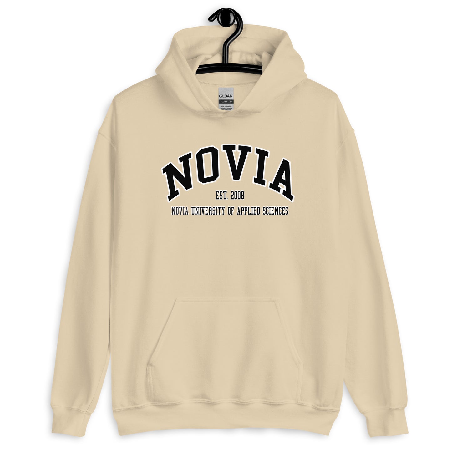 Novia Hoodie Svart Tryck