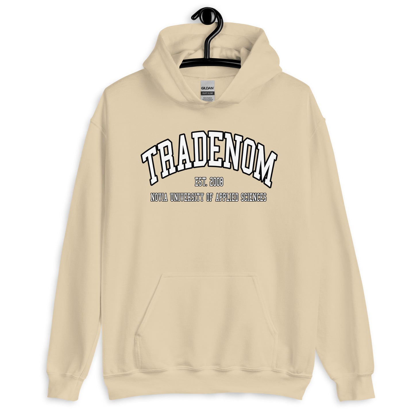 Tradenom Hoodie Vitt Tryck