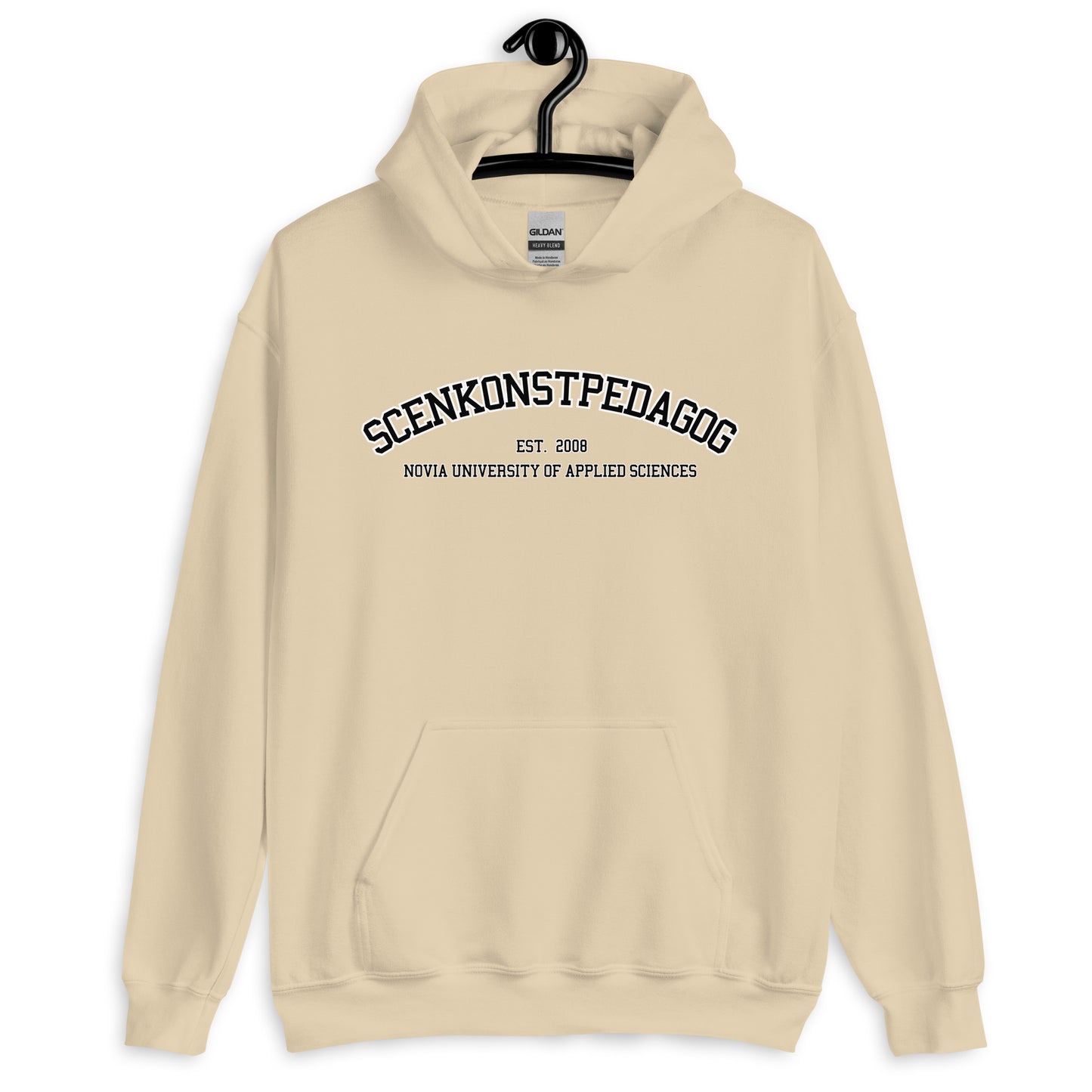 Scenkonstpedagog Hoodie Svart Tryck