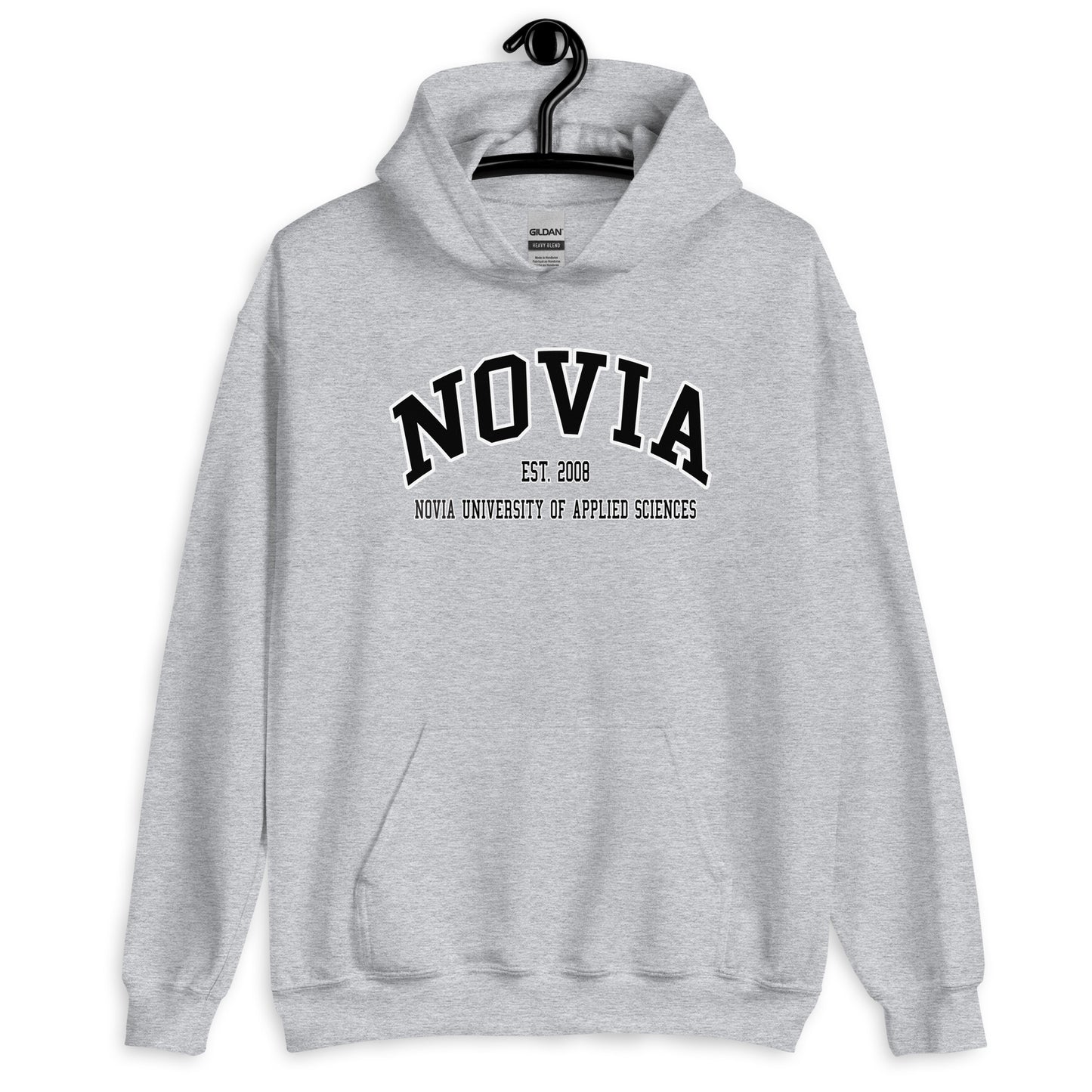 Novia Hoodie Svart Tryck