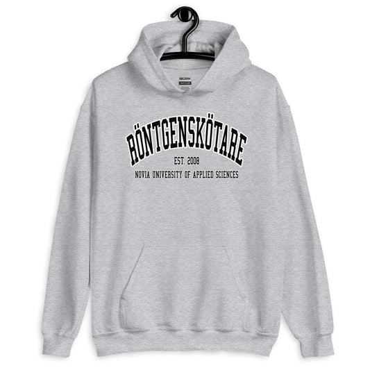 Röntgenskötare Hoodie Svart Tryck