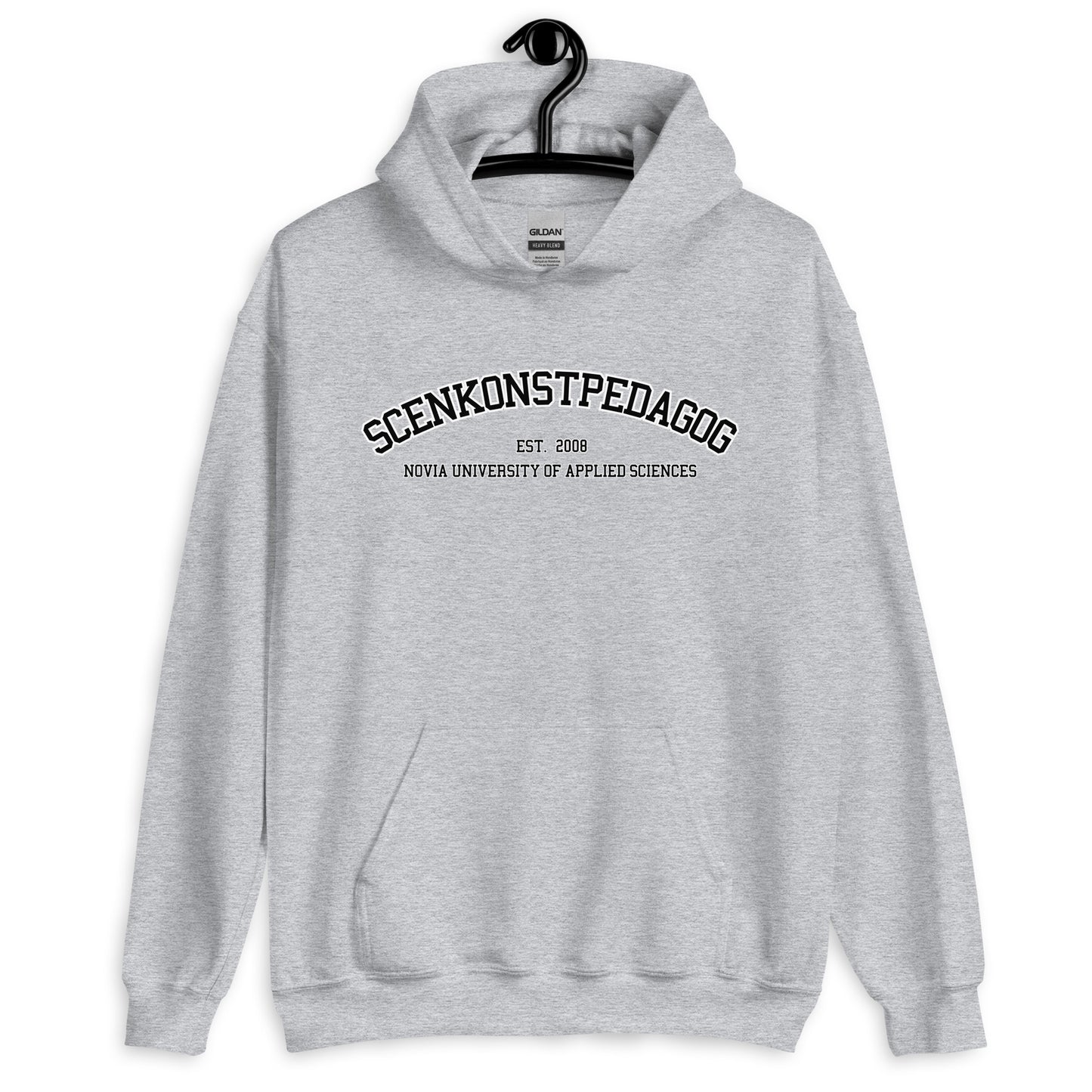 Scenkonstpedagog Hoodie Svart Tryck