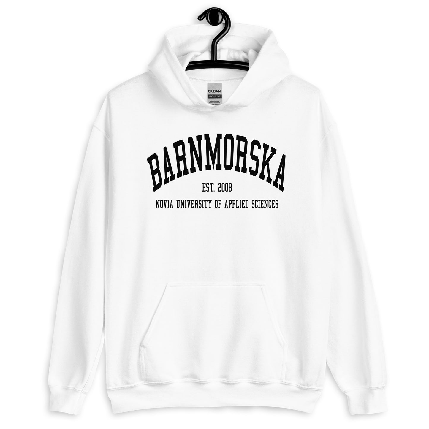 Barnmorska Hoodie Svart Tryck