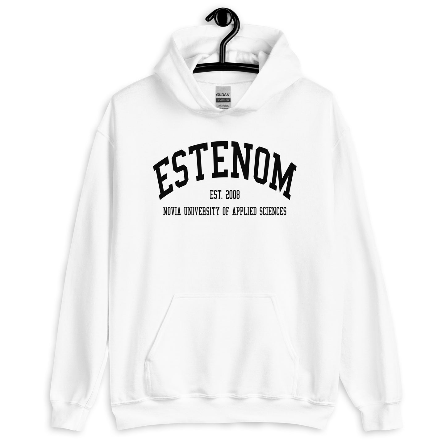 Estenom Hoodie Svart Tryck