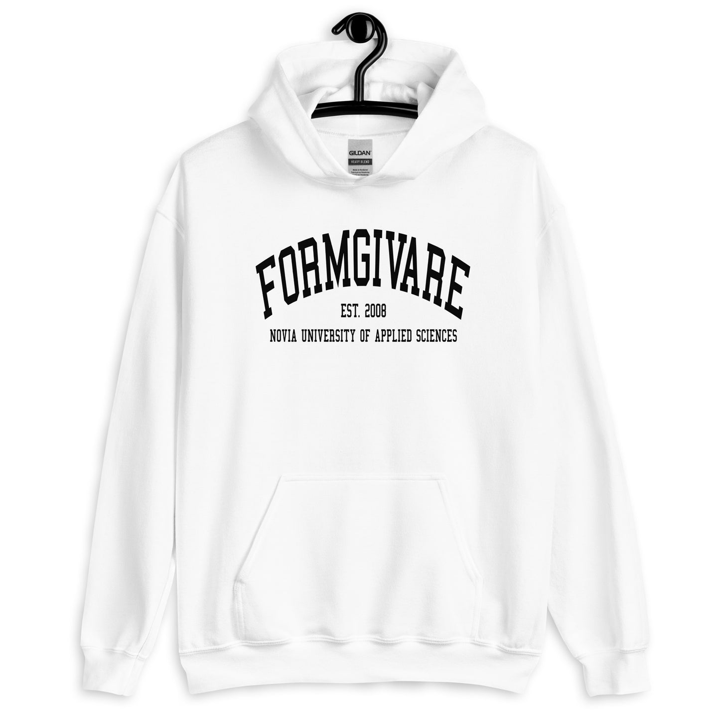 Formgivare Hoodie Svart Tryck