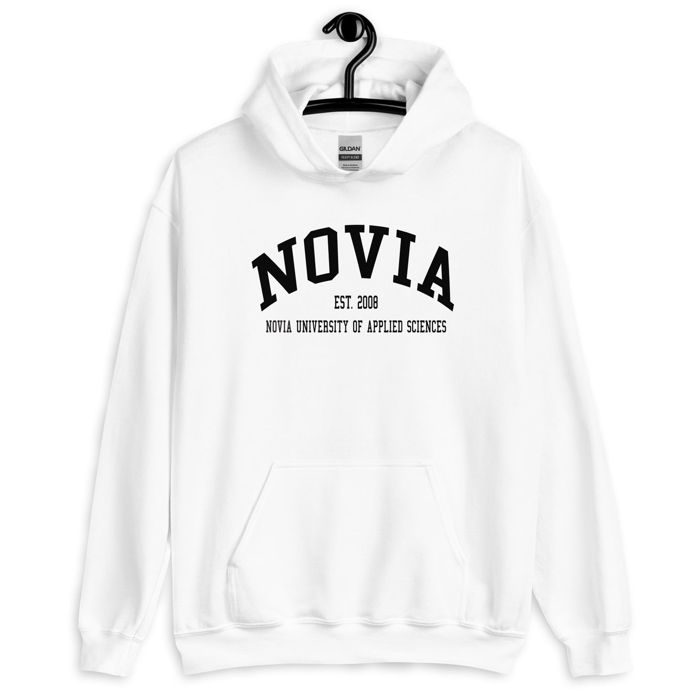 Novia Hoodie Svart Tryck