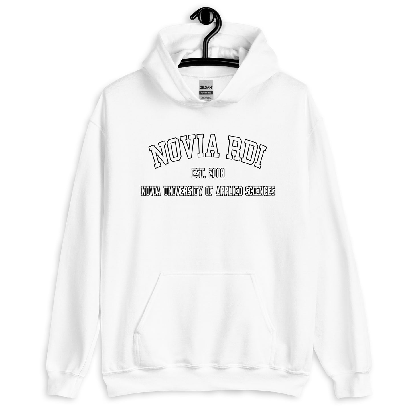 Novia RDI Hoodie Vitt Tryck