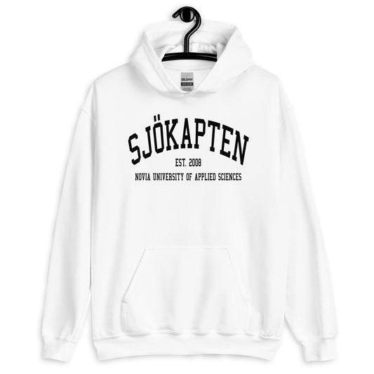 Sjökapten Hoodie Svart Tryck