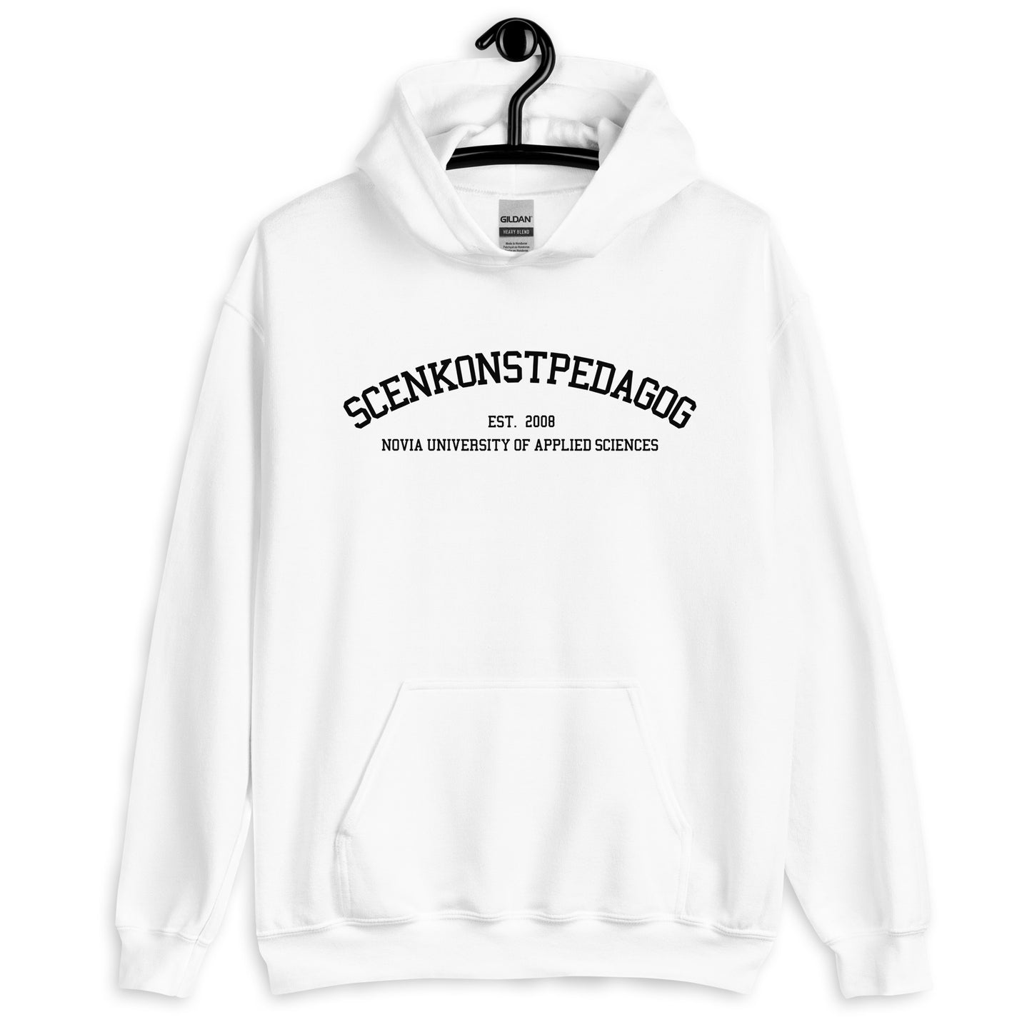 Scenkonstpedagog Hoodie Svart Tryck